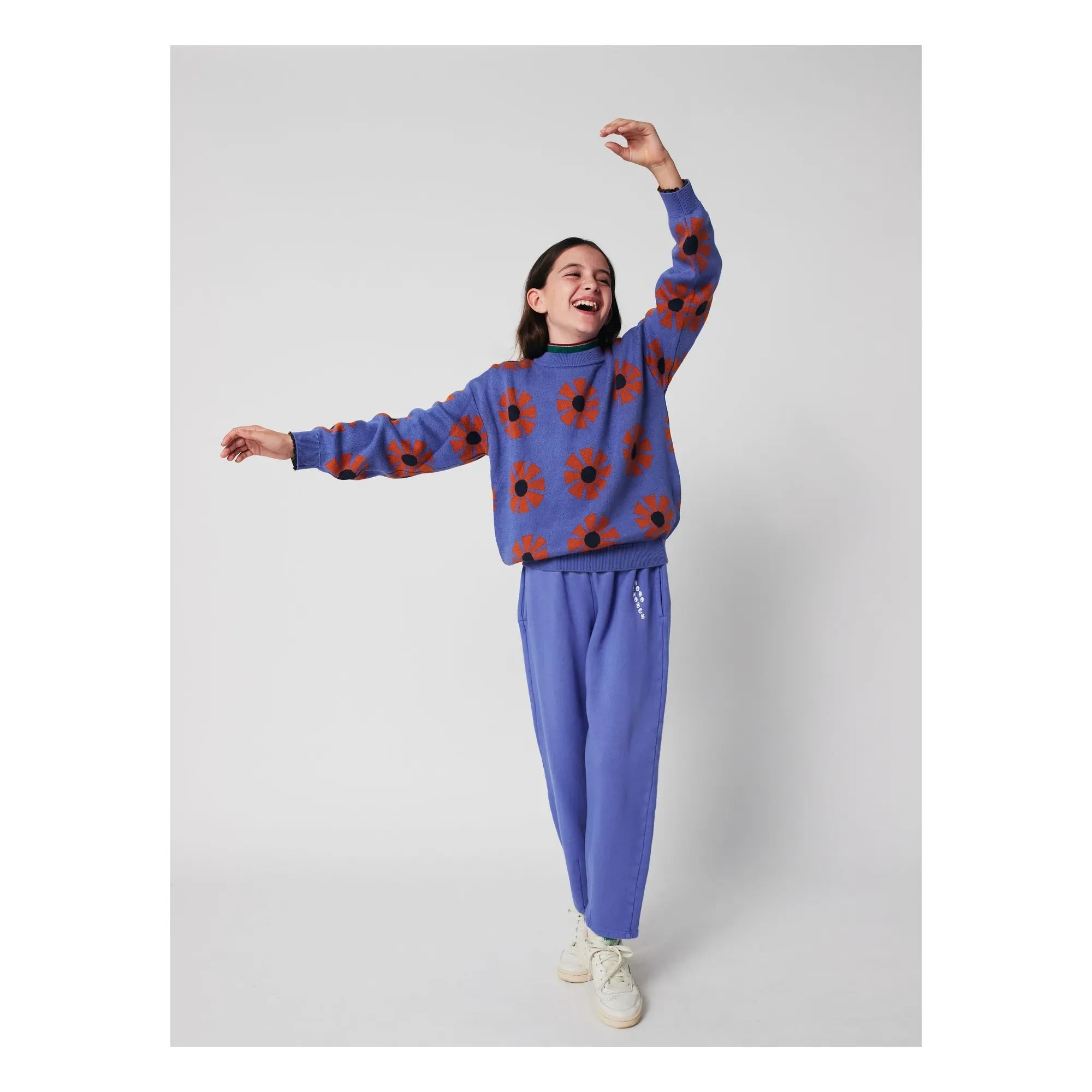 Bobo Choses - Kaleidoscope Organic Cotton Sweater | Purple
