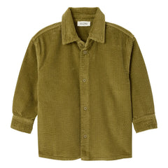 American Vintage - Padow Organic Cotton Velvet Shirt | Light Khaki