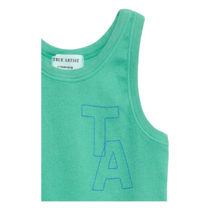 True Artist - Ribbed Tank Top No.20 | Green