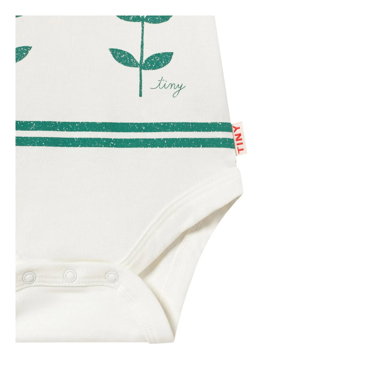 Tinycottons - Body Roses Organic Cotton | White