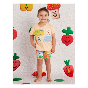 Halcyon Nights - Organic Cotton Vegetable Bicycle Shorts | Orange