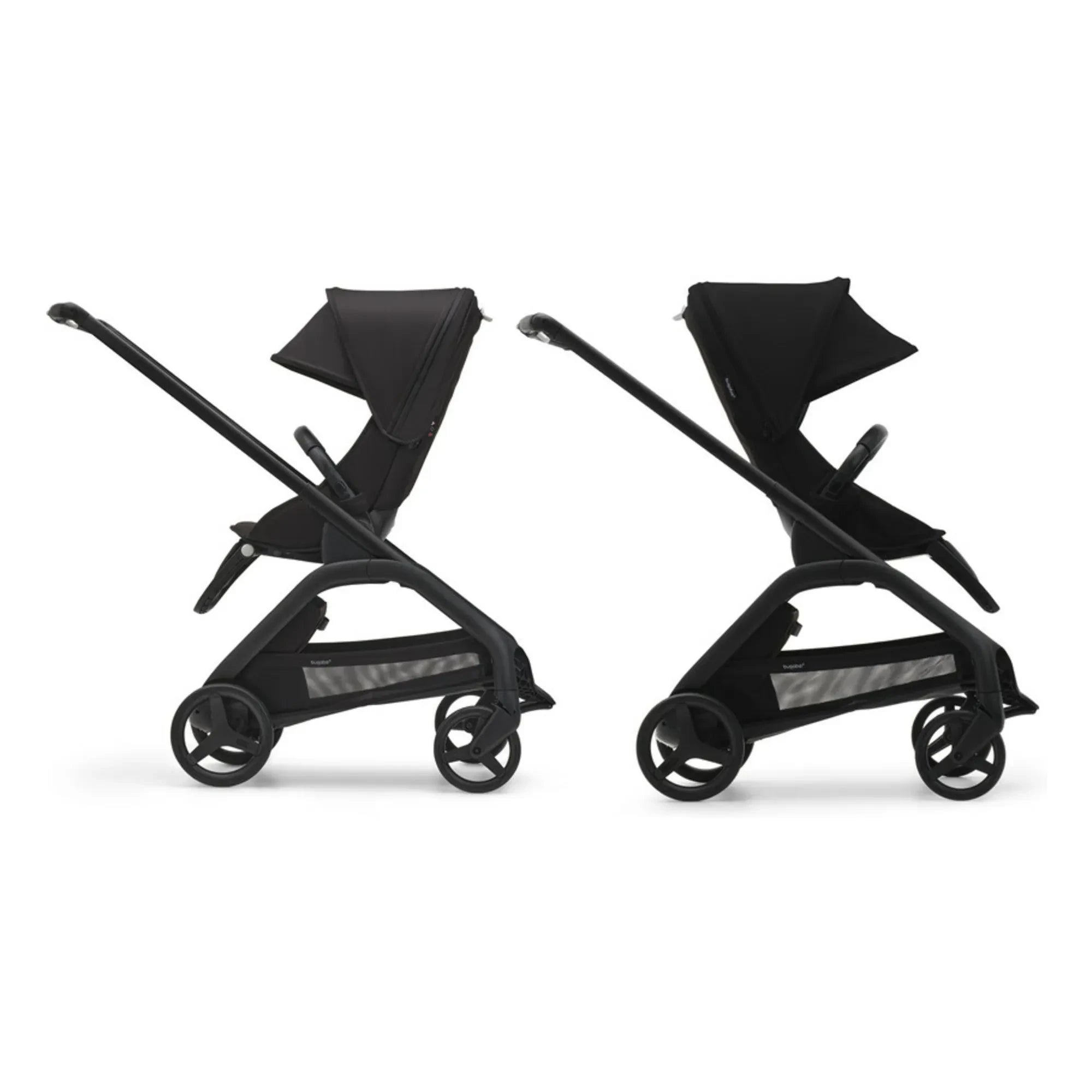 Bugaboo - Bugaboo Dragonfly Şehir Bebek Arabası tam şasi siyah | Siyah