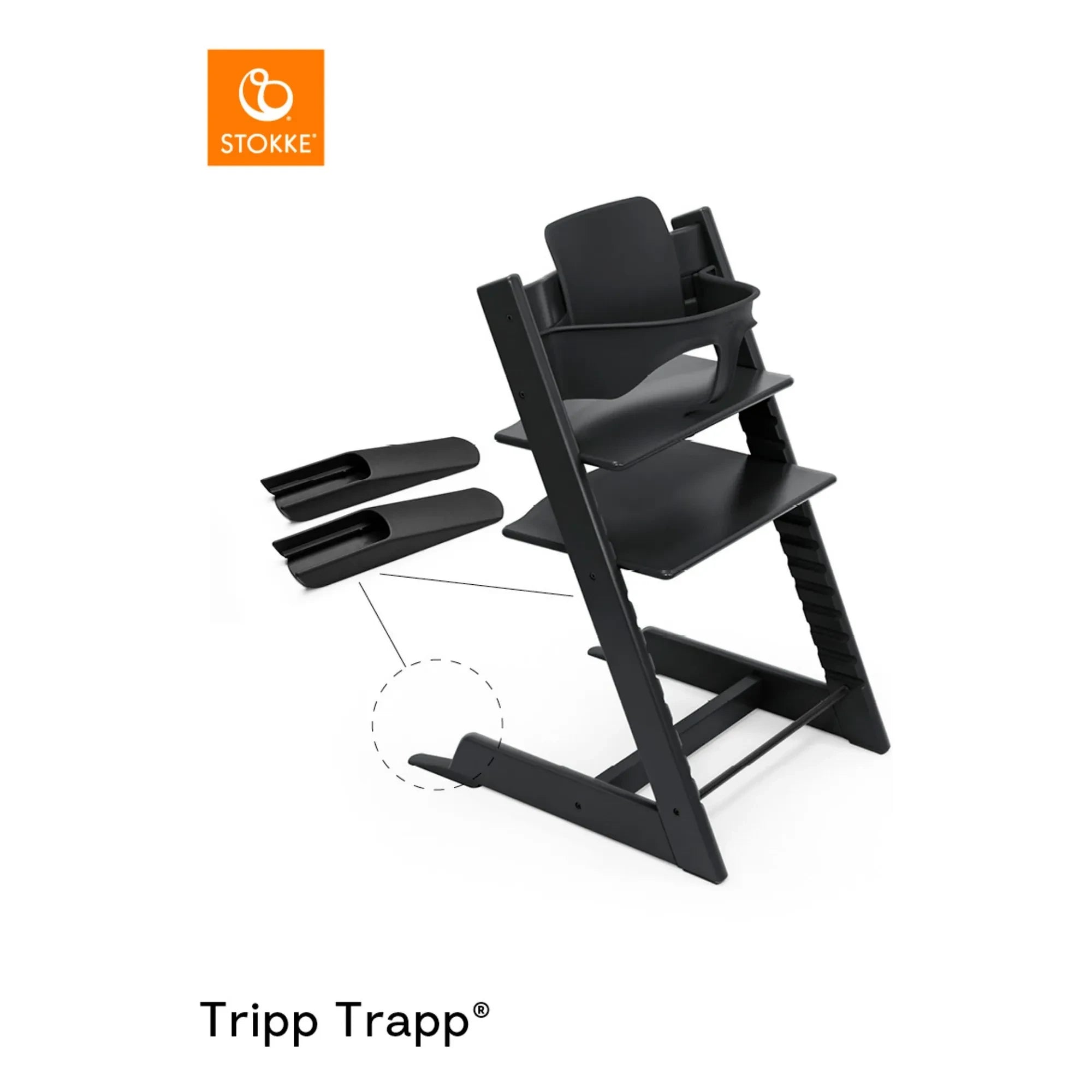 Stokke® - Tripp Trapp® Baby Set² | Black