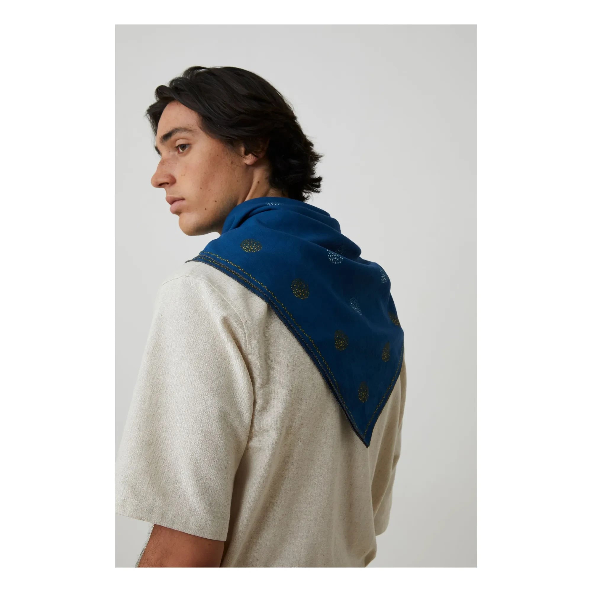 Moismont - Pearl Scarf N°820 Cotton | Ink