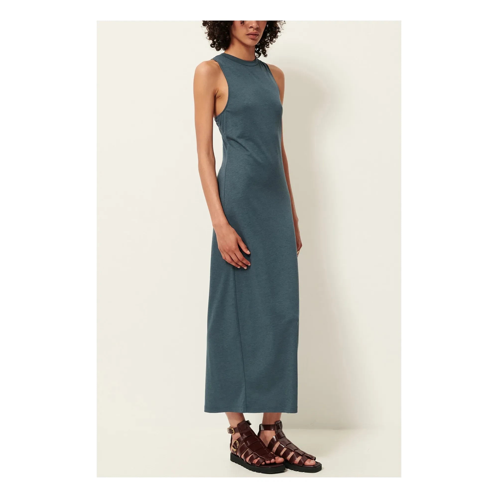 Sessùn - Danae Dress | Gray Blue