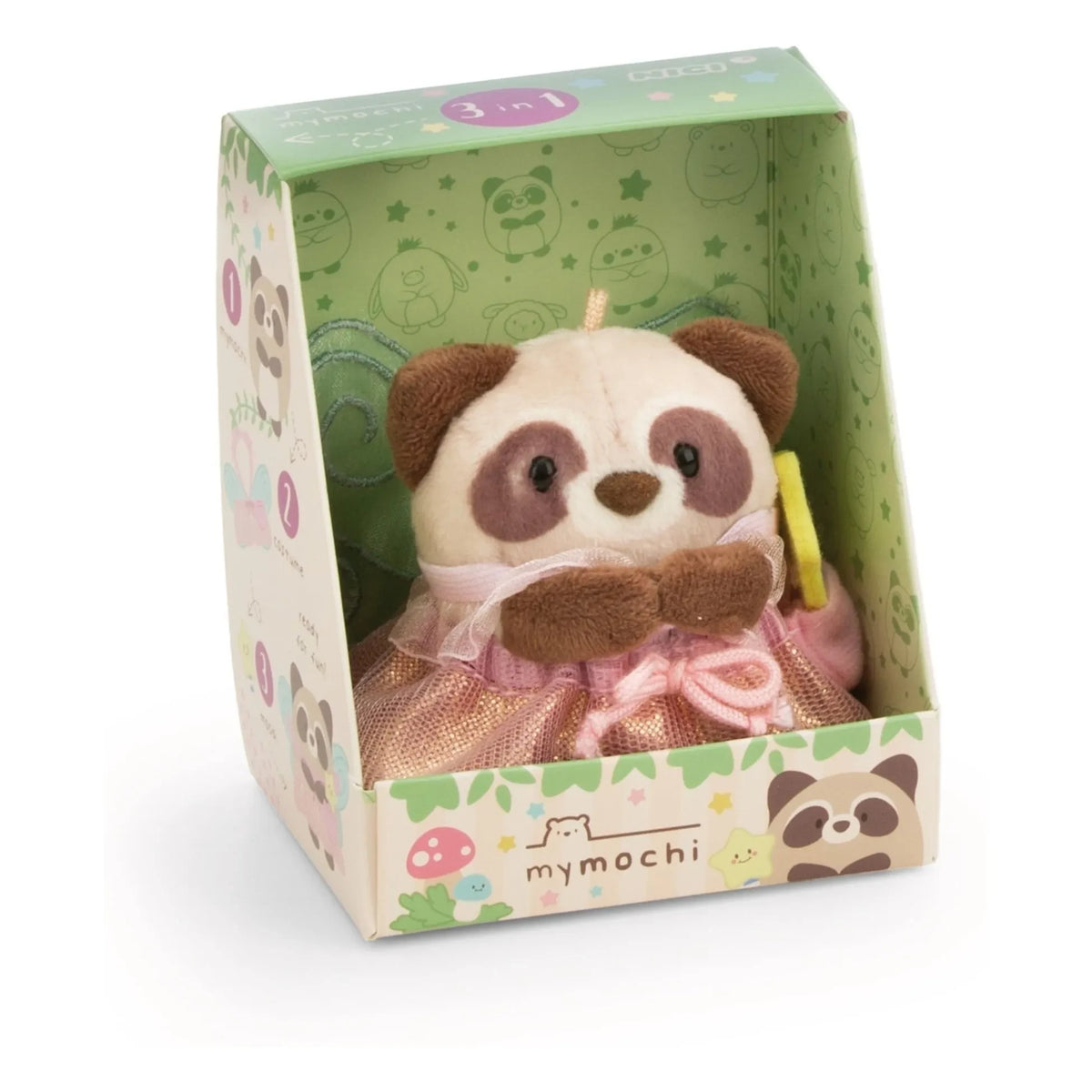 Nici - Rakuma Fairy Costume Raccoon Plush | Pink