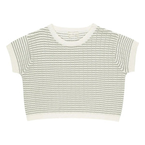Rylee + Cru - Short Striped T-Shirt | Ivory