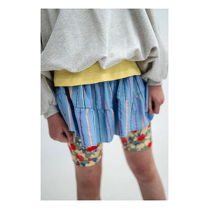 Repose AMS - Floral Patterned Bicycle Shorts Made from Recycled Fibers | Pale Yellow