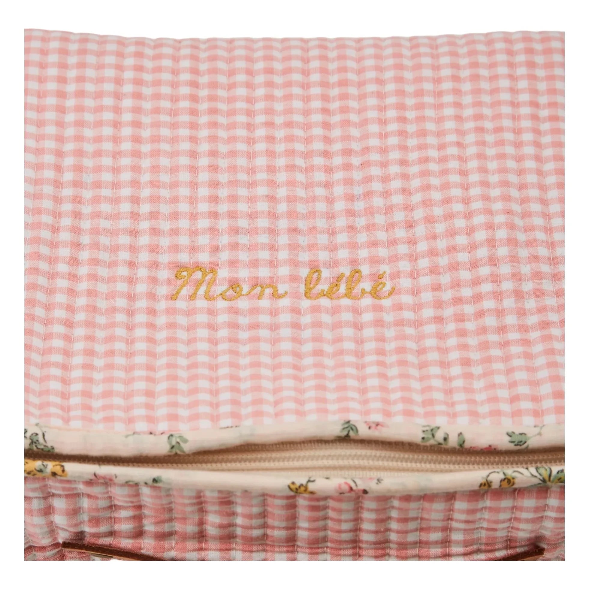 Emile et Ida - Small Vichy storage box | Pink