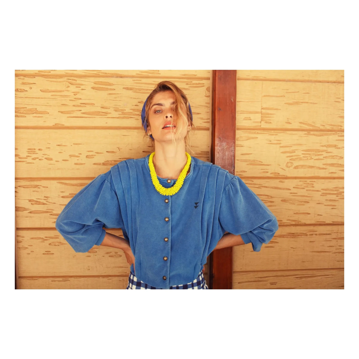Sisters Department - Adelaide Organic Cotton Cardigan | Blue