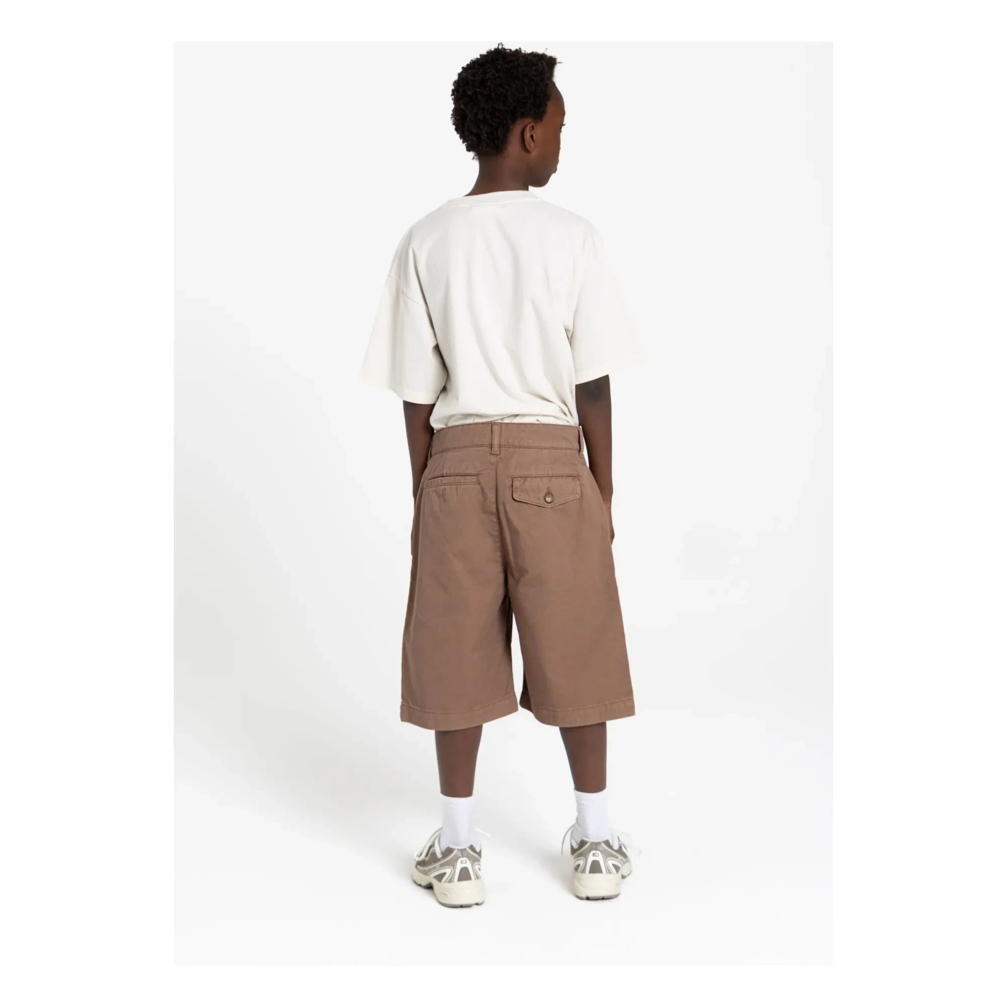 Finger in the nose - Jacob Chino Short Large | Mat kahverengi