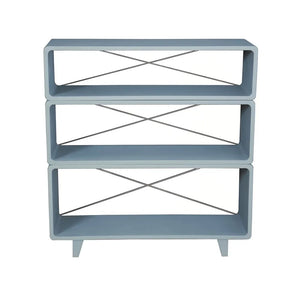 Laurette - Bookcase "Millefeuille" | Medium Gray
