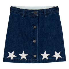 Stella McCartney Kids - Denim Star Etek | Koyu Mavi