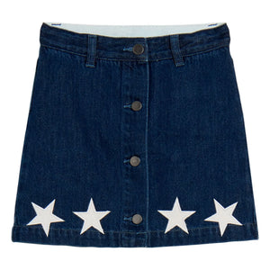 Stella McCartney Kids - Denim Star Etek | Koyu Mavi