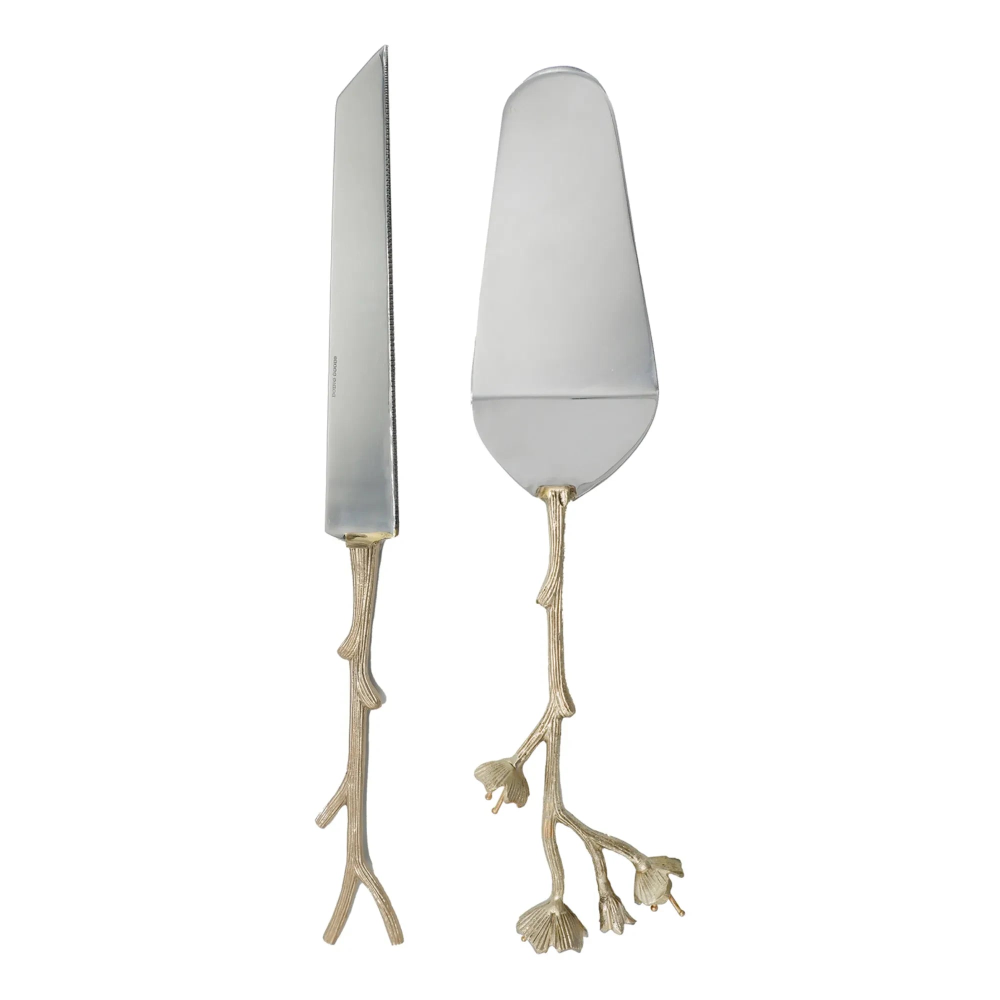 Doing Goods - Ava Blossom Cutlery Set - 2-piece | Gold