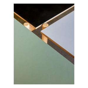 Hübsch - Oblique Oak Dining Table | Black