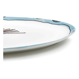 Serax - Platin oval Camelia, Serax for Marni | Aubergine