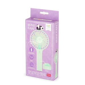 Legami - Rechargeable Portable Fan with Base - Mini Fan