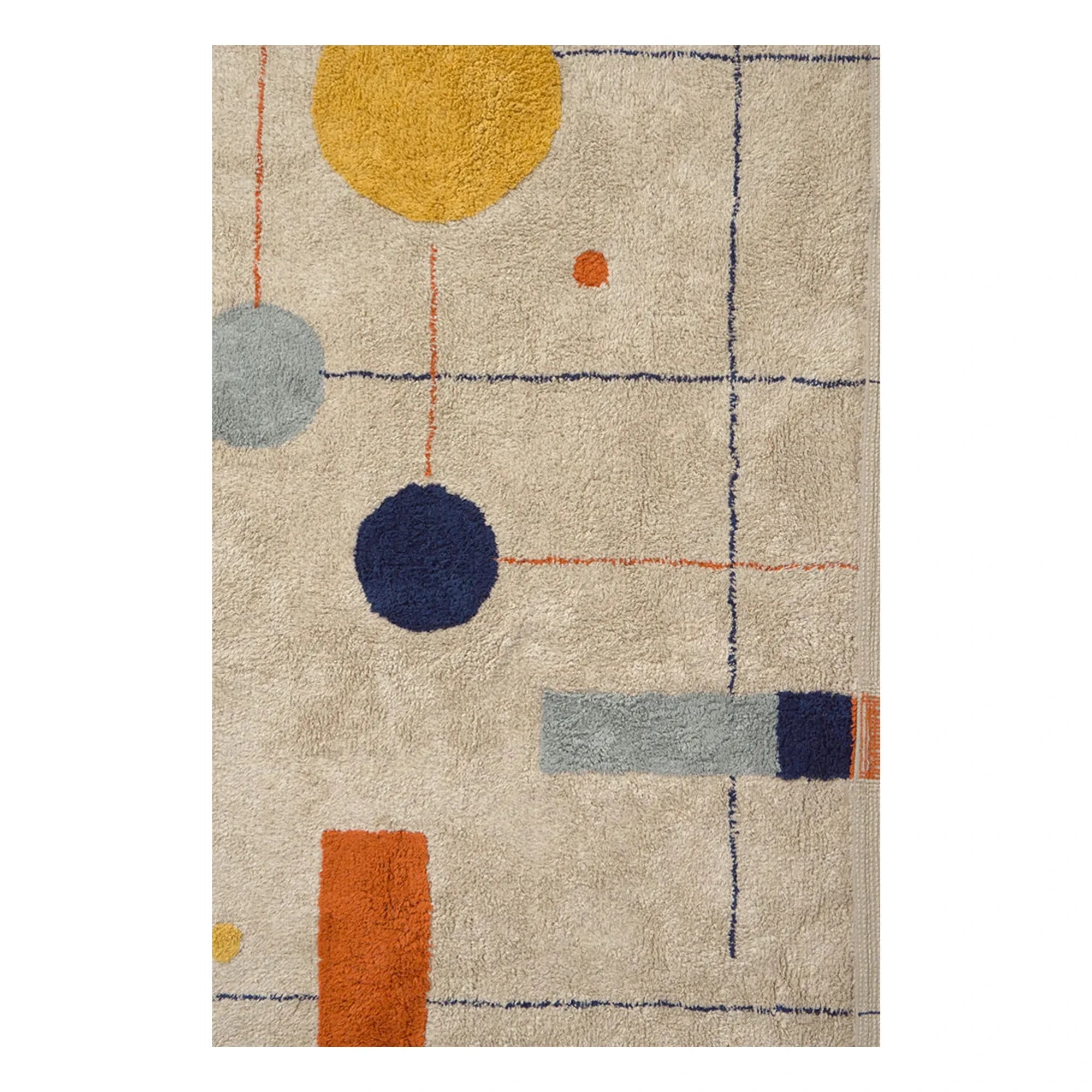 Lorena Canals - Geometric Patterned Rug | Beige