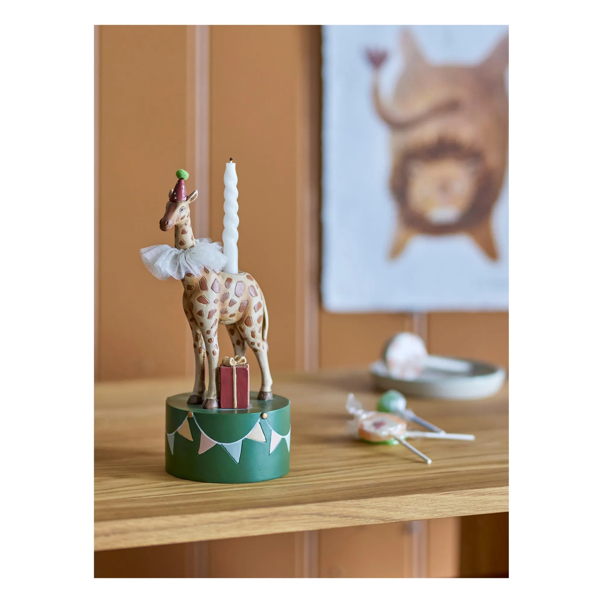 Bloomingville Mini - Giraffe Flower Candle Holder
