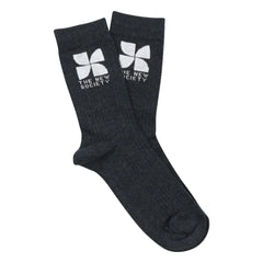 the new society - Logo Socks | Gray Melange
