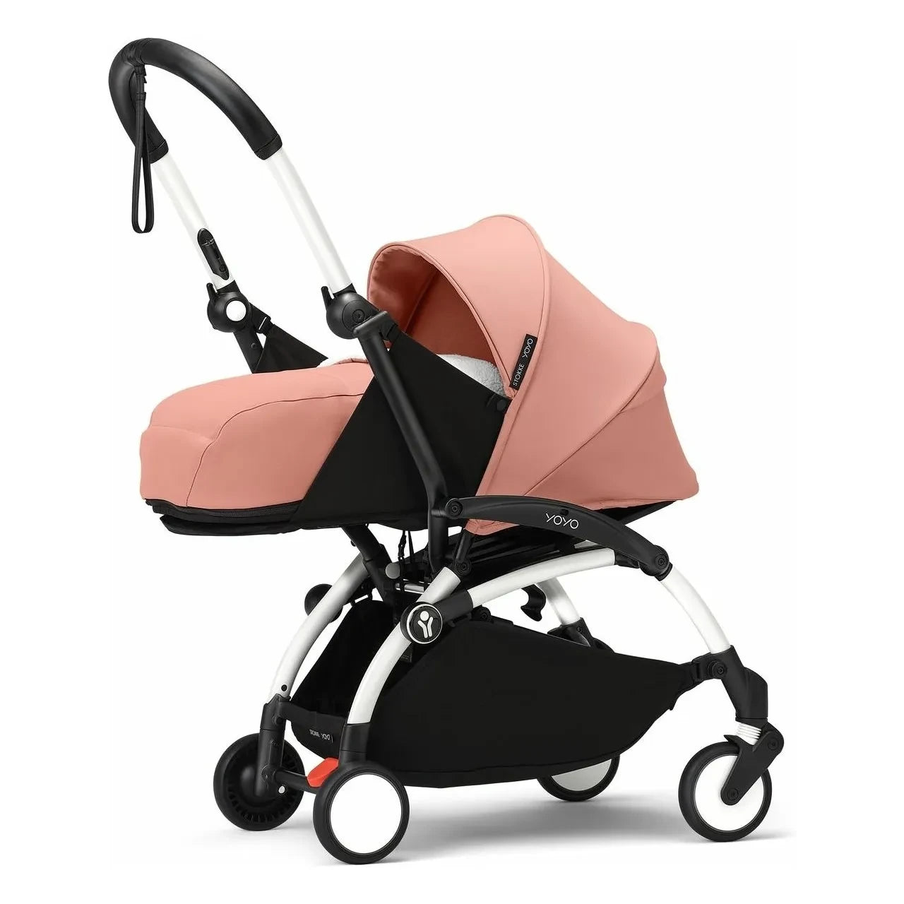 Stokke® - YOYO³ 0+ yenidoğan bebek arabası Beyaz çerçeve | Ginger