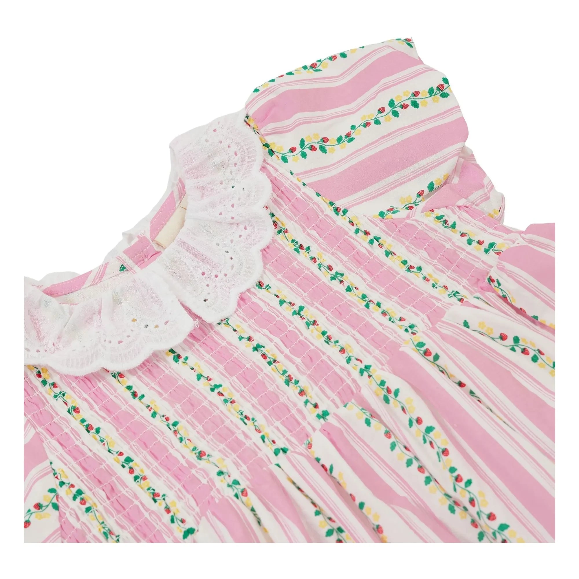 Goldie + Ace - Striped Gathered Dress | Pink