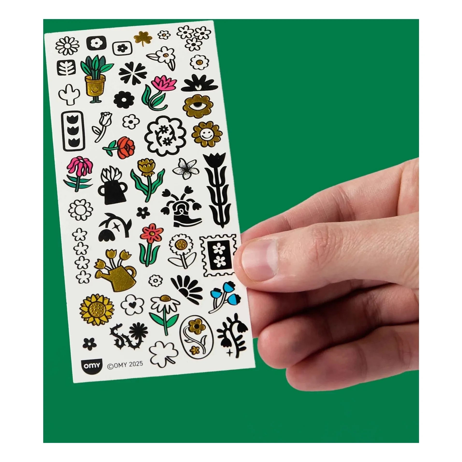 Omy - Flower Pop Temporary Tattoos