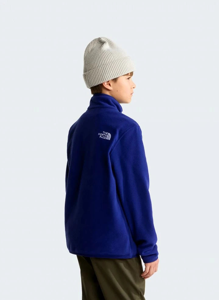 The North Face - Glacier Trucker Style Hoodie Fleece | Royal Blue