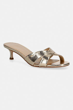 MICHAEL Michael Kors Cassidy Kitten Sandal Deri Terlik