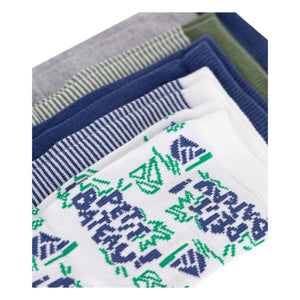 Petit Bateau - 5 Çift Petit Bateau Çorap | Mavi