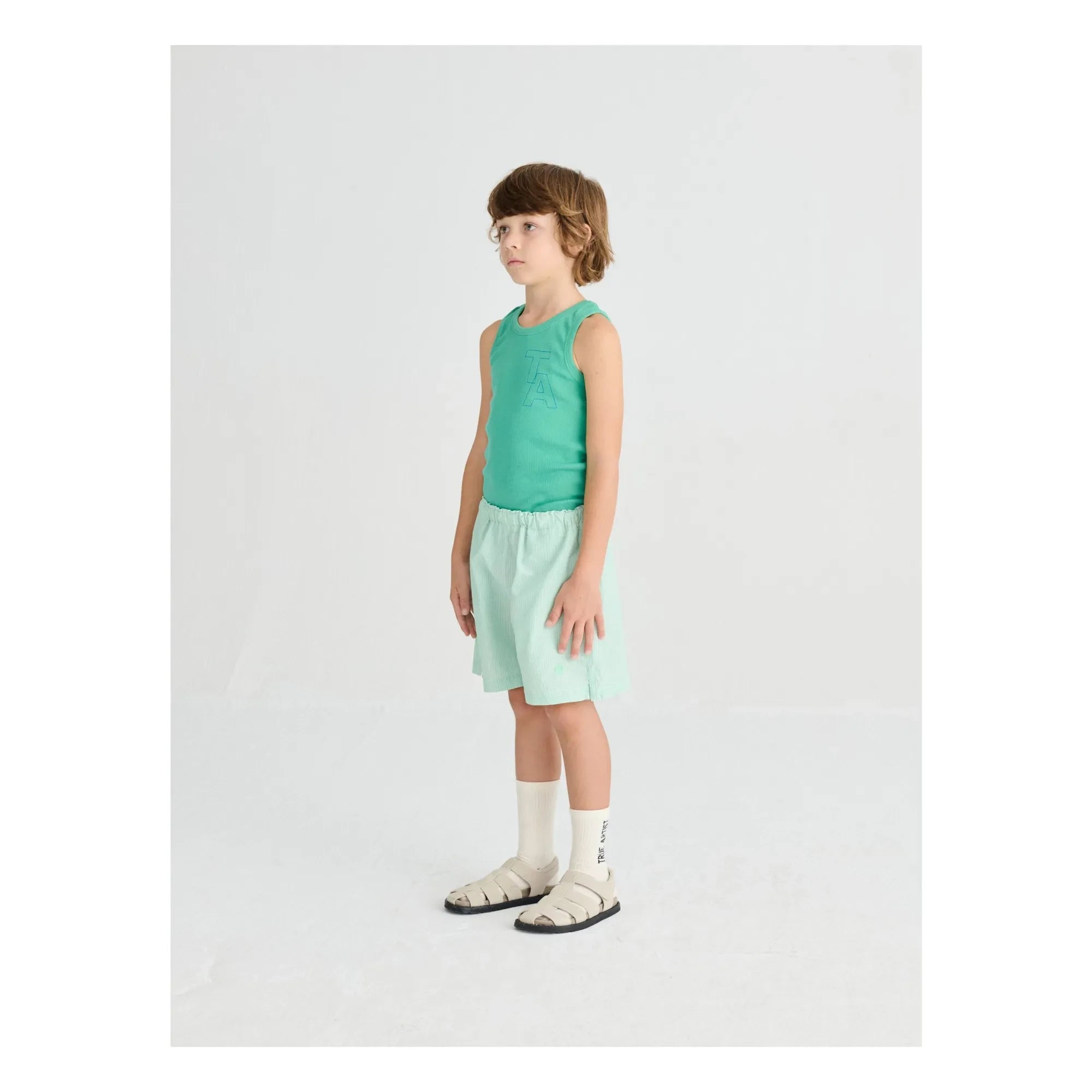 True Artist - Ribbed Tank Top No.20 | Green