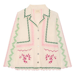 SISSEL EDELBO - Jia Organic Cotton Shirt | Cream