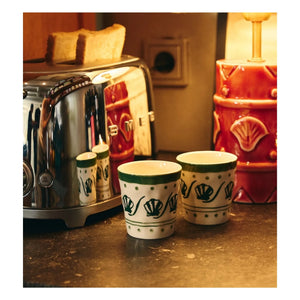 Anna + Nina - Jonc de mer Espresso Cup | Green