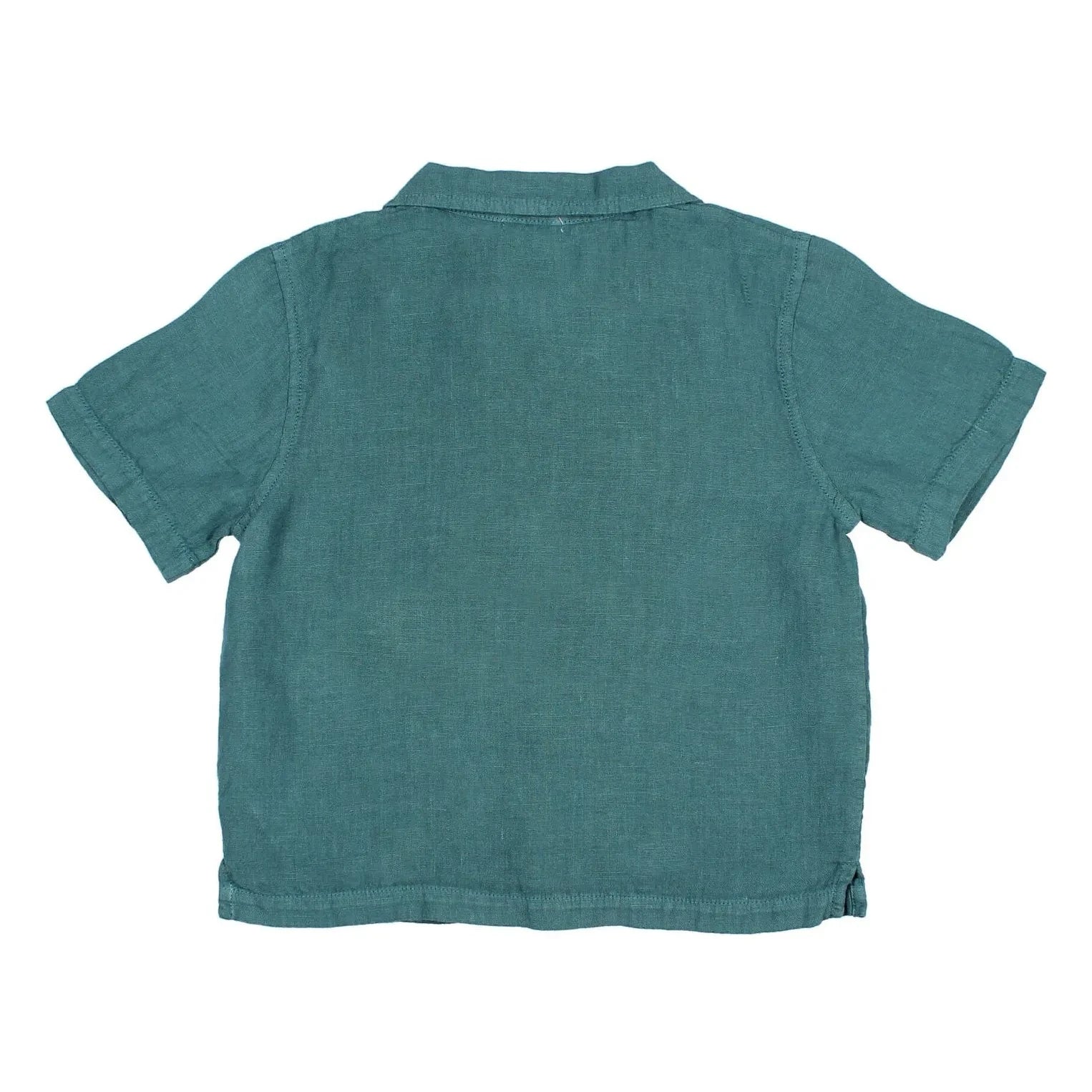 Búho - Linen Shirt | Peacock Blue