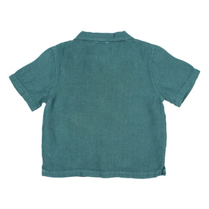 Búho - Linen Shirt | Peacock Blue