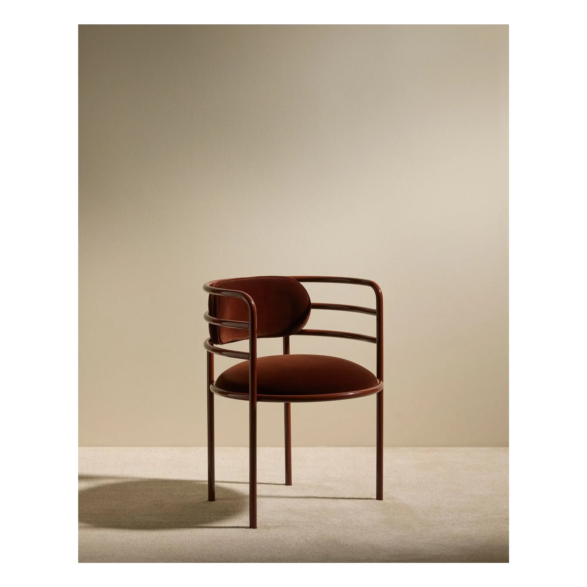 Maison Sarah Lavoine - Moon velvet chair | Chocolate