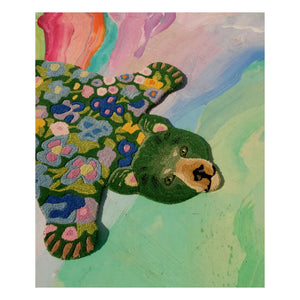 Doing Goods - Wool Bear Rug Josie Jardin | Green