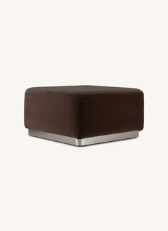 The Socialite Family - Soft Velvet Rotondo Pouf | Chocolate