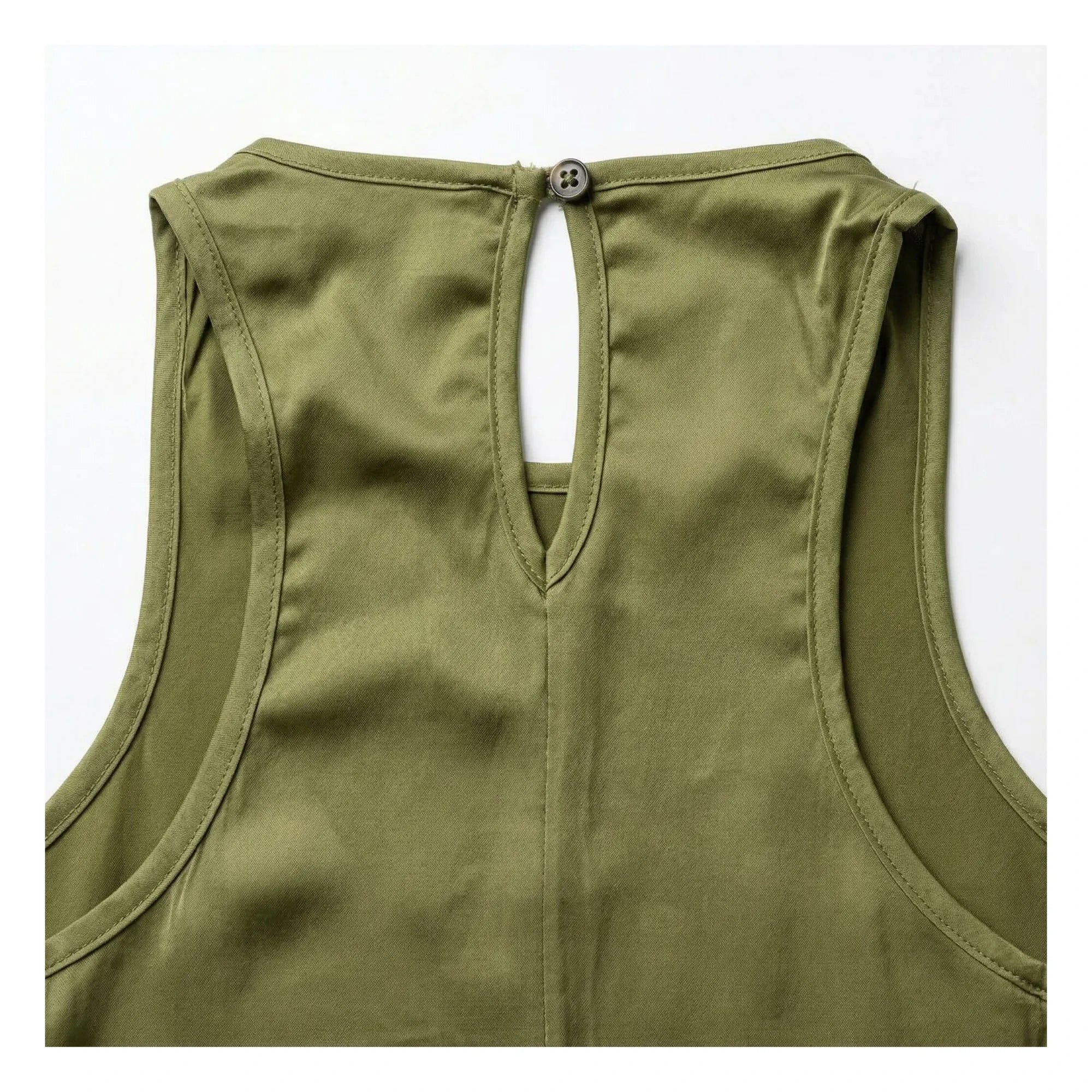 Smallable Woman - Zelie Satin Dress | Anise Green