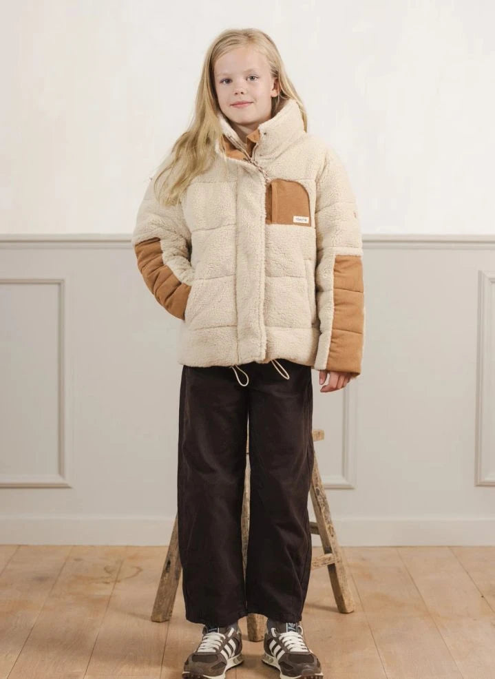 Töastie - Recycled Fiber Fleece Lined Helix Filled Jacket | Sand