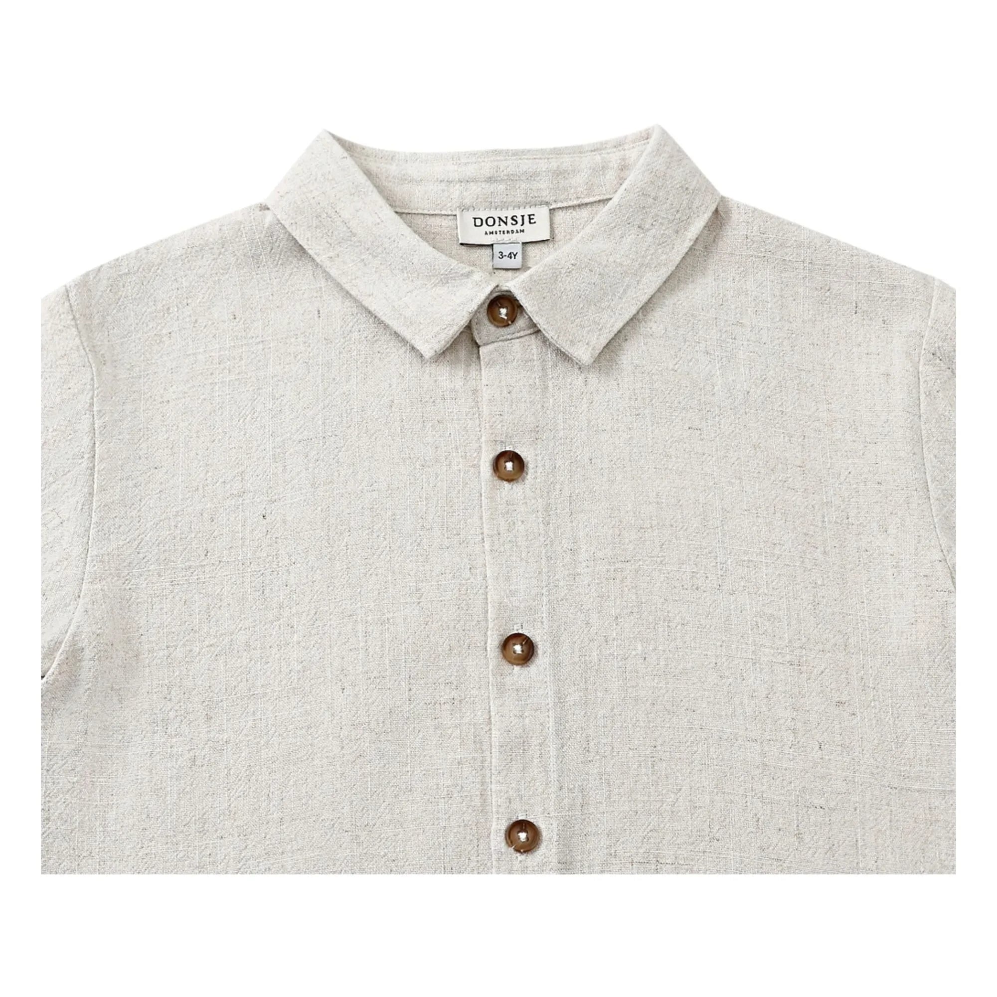 Donsje - Brammie Linen Shirt | Heather White