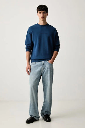 Scotch & Soda erkek kapüşonlu pamuklu sweatshirt