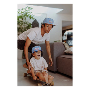 Hello Hossy - Flat Visor Hat | Denim Blue