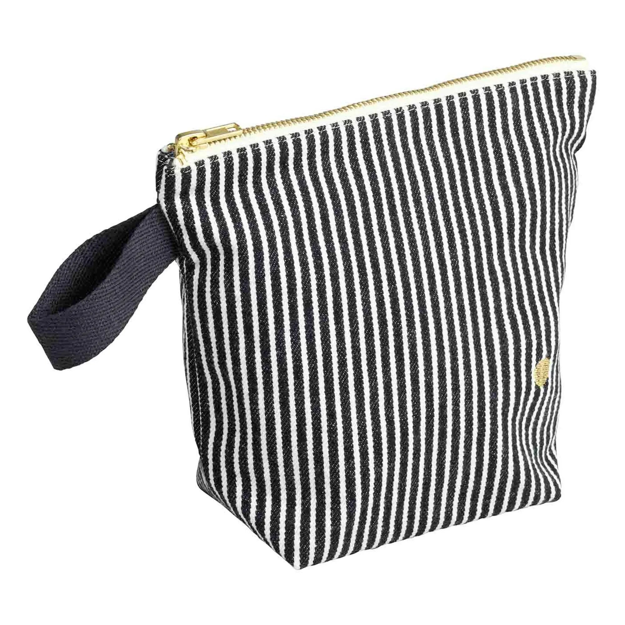 La cerise sur le gâteau - Mia Organic Cotton Striped Cosmetic Bag | Caviar