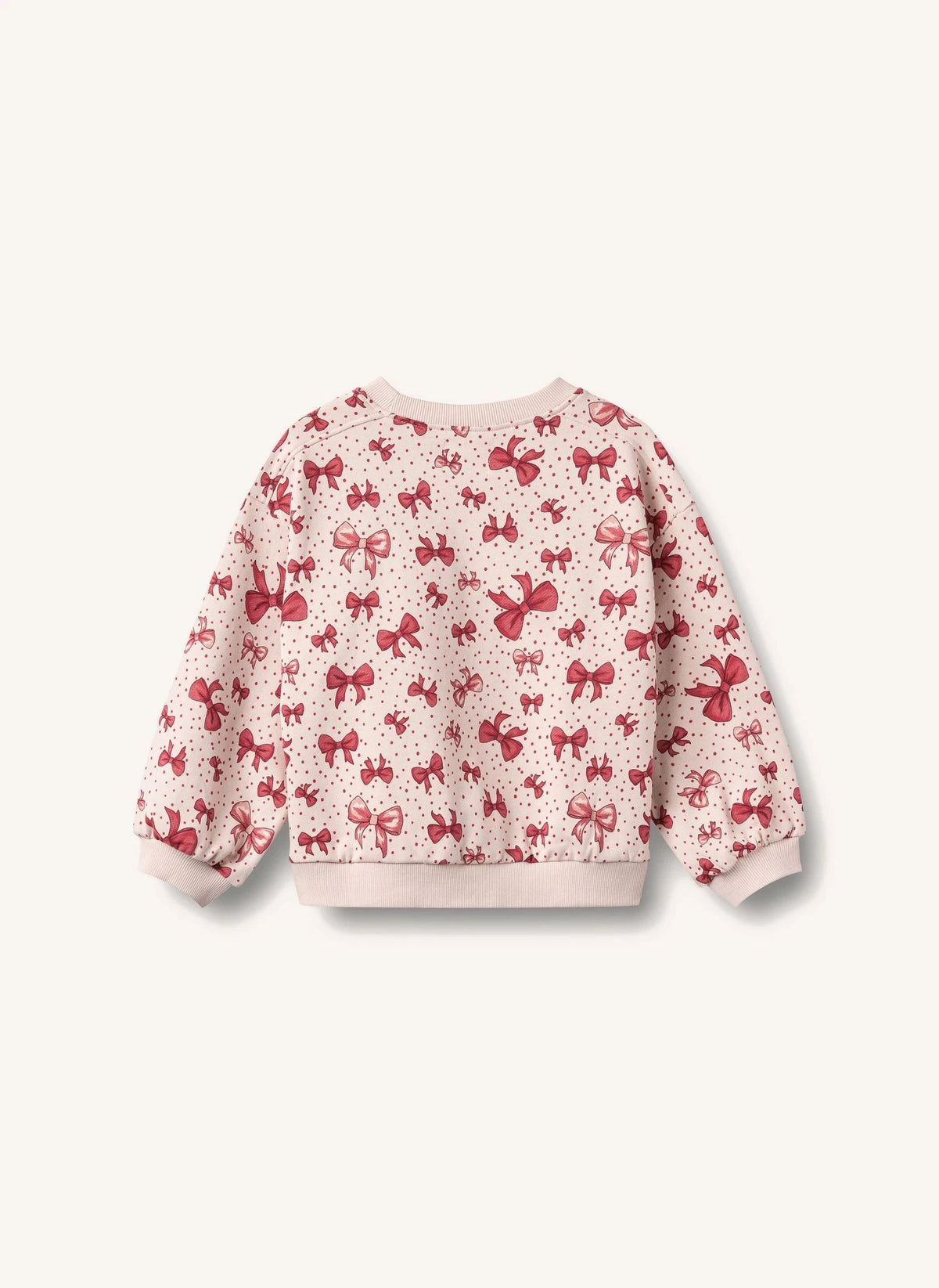 Wheat - Lia Knotted Sweatshirt, Organic Cotton | Candy Pink