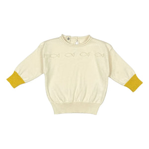 Bayiri - Little Fish Organic Cotton Sweater | Ecru