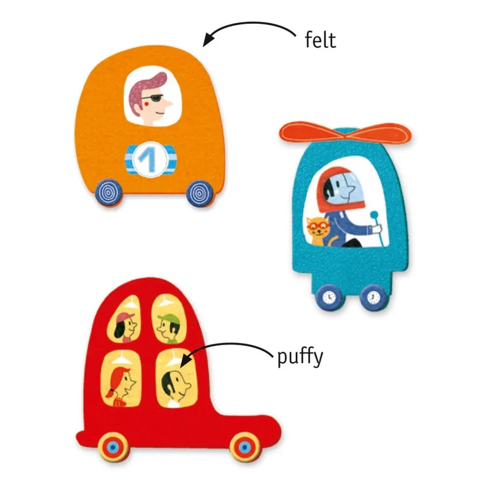 Djeco - I Love Cars Stickers