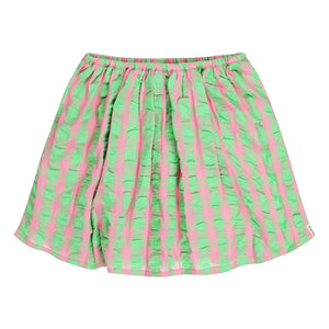 Tumble N'Dry - Franca Checked Skirt | Green