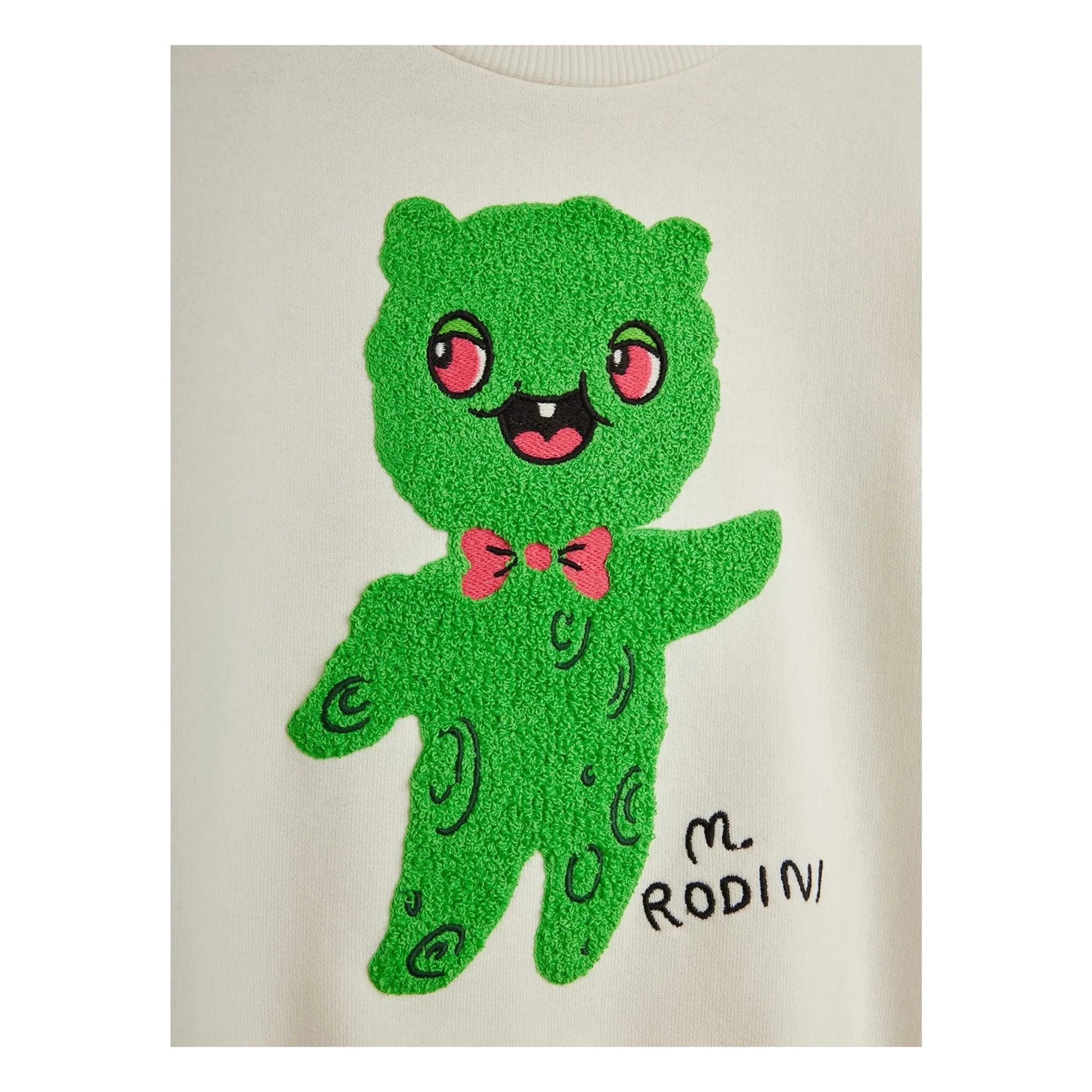Mini Rodini - Alien Organic Cotton Sweatshirt | Ecru